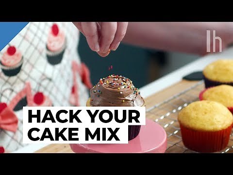 How to Make Cake Mix and Canned Frosting Taste Way Better | Food Hacks with Claire