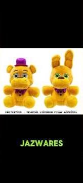 New Jazwares Fredbear & Spring Bonnie Plushies 😮‍💨 #fnaf #shorts