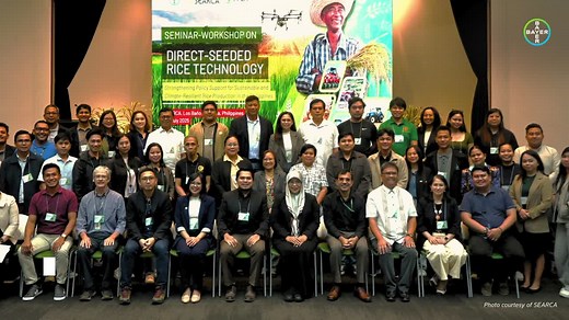 🌾 Advancing Direct-Seeded Rice Technology (DSR) in the Philippines! Bayer CropScience Philippines, in collaboration with the Southeast Regional Center for Graduate Study and Research in… | Bayer