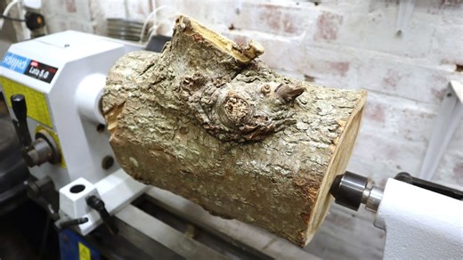 Blue hues in woodturning creations