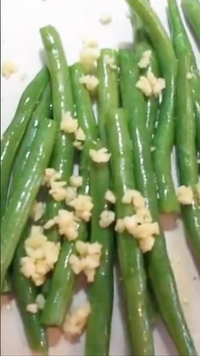 Roasted GREEN BEANS WITH GARLIC 😋 Healthy Recipe 😍 #food #roast vegetables #recipe