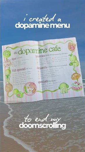 walkthrough of my dopamine menu ✨ #trending #shorts #dopaminemenu #doomscrolling