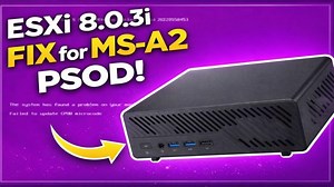 Minisforum MS-A2 HOW TO: Fix the Failed to Update CPU#0 Microcode PSOD with ESXi 8.0.3i ESXi 8.0u3i | Andrew Hancock