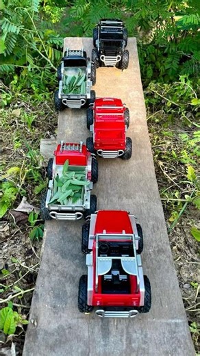 Remote control five truck and jeep jumping test 🔥