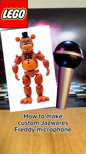 How to make custom Jazwares Freddy microphone #fnaf #jazwares