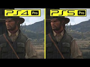 Red Dead Redemption PS4 Pro vs PS5 Pro Graphics Comparison | Backward Compatibility vs Native
