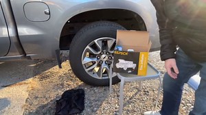 GSPSCN 6X Faster Inflation Digital Dual Cylinder Portable Air Compressor,12V Metal Tire Inflator w/Adapter & Pencil Pressure Gauge 150PSI LED Light丨Heavy Duty Air Pump for Car,Truck,SUV,ORV,RV,Balls