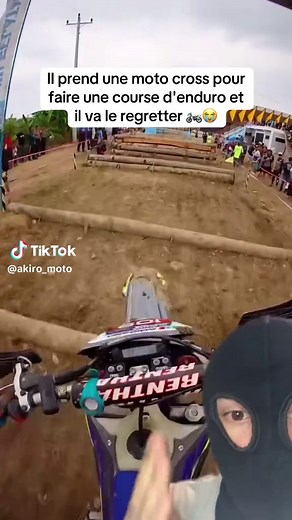 Course d'enduro avec une moto cross : les regrets