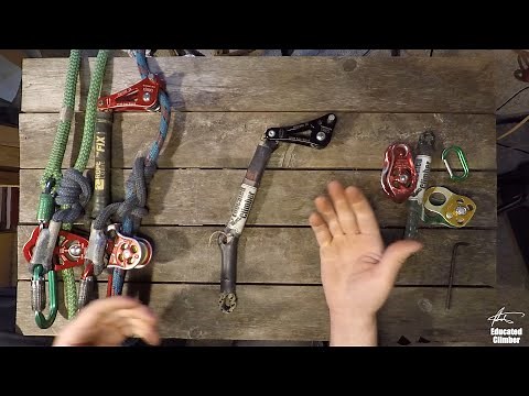 Rope Wrench - setting up for climbing SRT