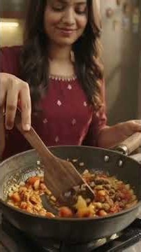 She Came Home Hungry… Then Made the Perfect Paneer Butter Masala & Roti! 😍🫓✨More Title