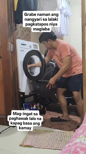 Basa pala ang kamay ni kuya #laundry #washingmachine #trendingreelsvideo #viralvideoシ #viralreelschallenge #facebookpost #forintertainmentpurposesonly | Gilbert Moreno Vigo