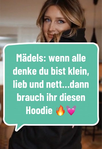 Oversized Damen Hoodie mit frechem Statement-Spruch