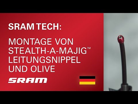 Montage von Stealth-a-majig™ Leitungsnippel und Olive