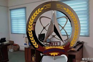 户外广场旋转标志实景鉴赏