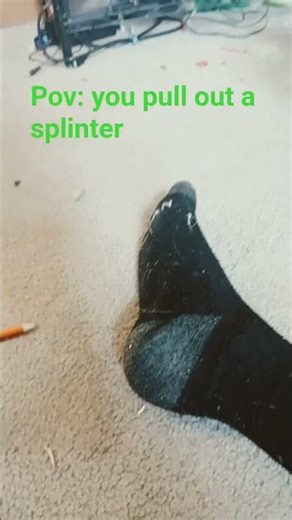 pulling out a splinter be like: