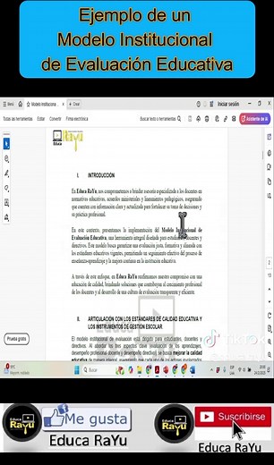 Modelo Institucional de Evaluación Educativa: Introducción