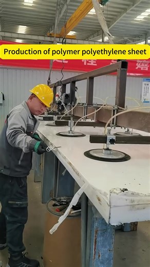 Processing of ultra-high molecular weight polyethylene (UHMWPE) sheets and components; 20 years of industry experience; factory direct supply; welcome to contact us. #hdpe #ultrahighmolecularweightpolyethylene #polyethylenefactory #pe #tiktok