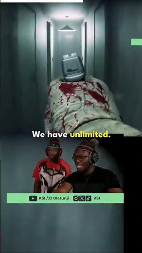 KSI plays a scary game with Deji😂😂 #ksi #deji #scary #horrorgaming #funny #viral #sidemen