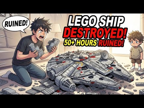 "Just Build It Again!" My Neighbor's Kid Destroyed My $850 LEGO Millennium Falcon