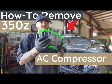 How to Remove a 350z AC Compressor from the Top and Bottom | Step-by-Step DIY Guide