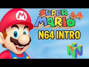 Super Mario 64 (N64) — Original Intro & Title Screen 🎮✨ | 1996 Classic