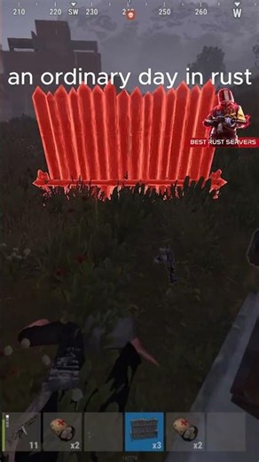 an ordinary day in rust😂🥲 #bestrust #bestrustservers #rust #gaming #tunisia