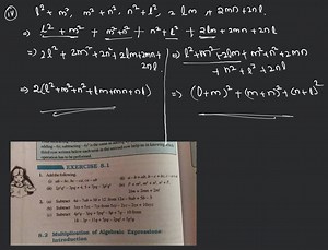 adding −6y; subtracting −4y2 is the same as adding 4y third row... | Filo