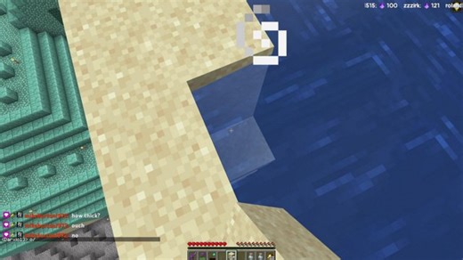 Java Patron Server! Placing Silicon Dioxide Blocks in Dihydrogen Monoxide!