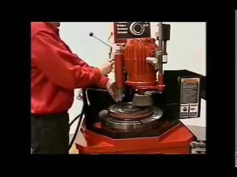 How to Operate The Van Norman Flywheel Grinder.