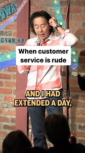 When customer service is rude to you… 🎟️Tickets and tour dates at link in bio! #henrycho #comedian #henrychocomedy #standupcomedy #customerservice | Henry Cho