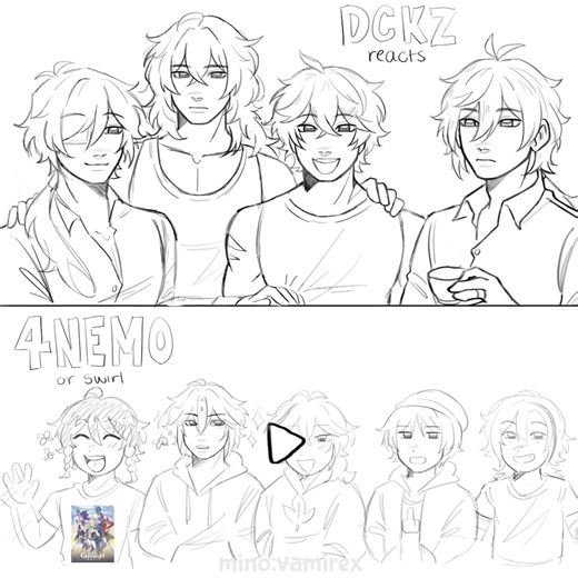 First 2026 post 🦭 [KAELUC SHIPPERS DNI] Anyways I havent drawn these hot babes in a while DOES ANYONE REMEMBER THEM, all the budget went into them, ignore how lazy the bottom half of the vid is. . . . and before I hear questions on