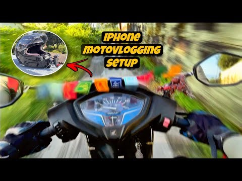 My most Affordable 😍Phone Motovlogging Setup | How to mount Mobile on Helmet | Action pro mount