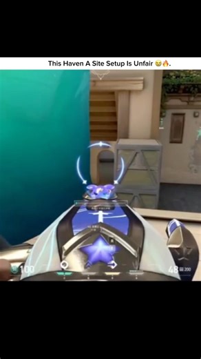 Jett + Sage Wall + Odin Combo Is BROKEN 😭🧱 | Haven A Site |#valorant #jett #trending #memes #fypシ