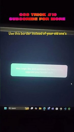 "🔥 New Animated Gradient Border with Pure CSS (2025 Trend!) #Shorts"#ytshorts #shorts
