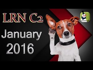 LRN C2 2016 January 🎵 Listening with answers