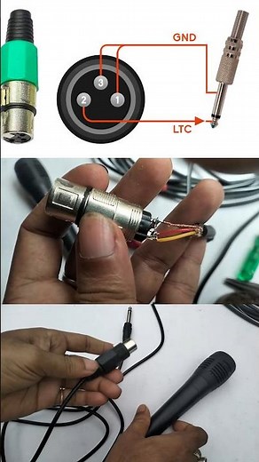 XLR Condenser Microphone connection 🎤🎙️