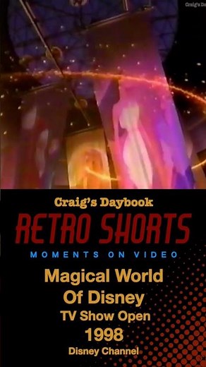 Retro 1998 - Magical World of Disney - Opening - #Short - TV History