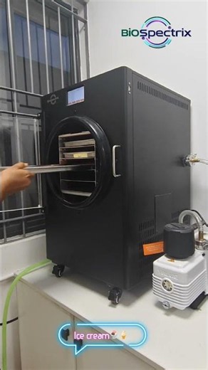Freeze Drying Ice Cream on BioSpectrix Freeze Dryer!