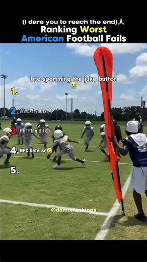 Ranking Worst American Football Fails 🏈🤣 #nfl