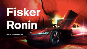 Fisker Ronin Four-Door Convertible GT Sports EV Teased Again