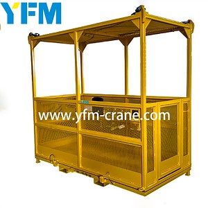 [Hot Item] Certified Personnel Man Ridding Baskets Personnel Lifting Basket for Harbour/Gantry Crane Vessel Shipyard Boat