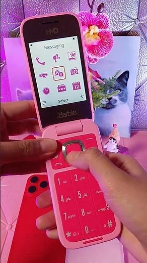 this pink hmd Nokia Barbie flip phone is really cute #phone #gadgets #amazingnokia #nokia #trending