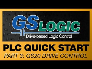 DURApulse GS20(X) VFD: PLC Quick Start Part 3 - Drive Control Example from AutomationDirect
