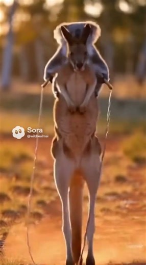 Wild Realm AI | Funny Koala Riding a Kangaroo 🐨🦘 Hilarious Wildlife Moment