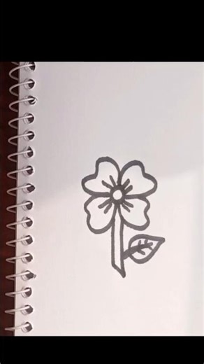 How to draw a flower #drawing #art #shortsvideo