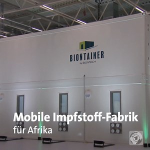 BioNTech hat mobile Impfstoff-Fabriken entwickelt, um die schlechte Versorgung mit Vakzinen in Afrika zu verbessern. | tagesschau