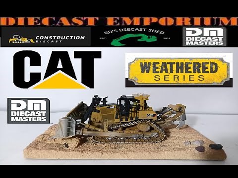 Diecast Masters Weathered Series Caterpillar D9T Track-Type Tractor Unboxing & Review