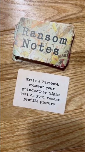 Taking notes for future Ransom Notes game nights ✍️ #ransomnotes #ransomnotesgame #boardgames
