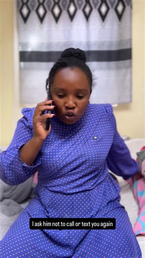 Wanjiru Claire on Instagram: "Me to ask him not call me again#clairecomedy"