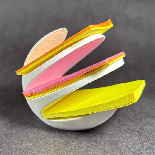 Sphere Note Holder | Minimal Desk Paper Organizer - Etsy